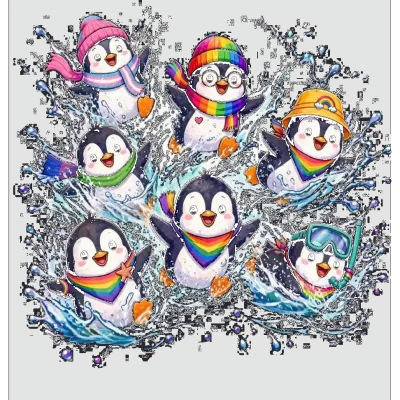 Logo de Pingüinos LGTB
